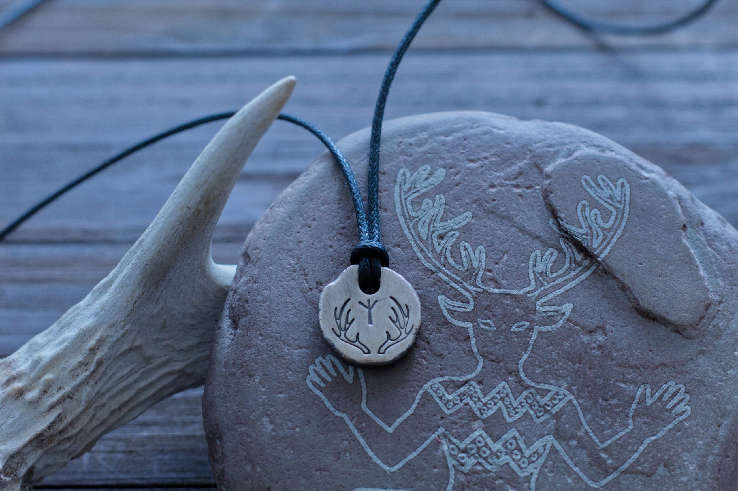 Antler Rune Necklace – Custom Rune