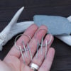 Gods of The Sun - Silver Hoop Earrings - Sol