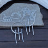 Gods of The Sun - Silver Hoop Earrings - Sol