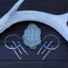 Gods of The Sun - Silver Hoop Earrings - Sol