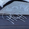 Gods of The Sun - Silver Hoop Earrings - Sol