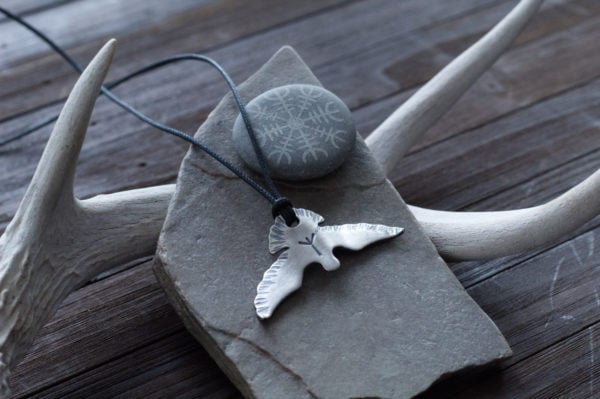 raven and rune necklace raven and rune necklace