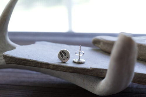animal track earrings 1 animal track earrings