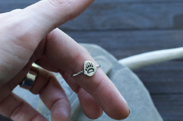 animal track ring 3 animal track ring