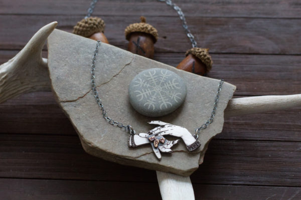 rune hands pendant 1 rune hands pendant