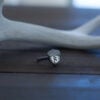 silver acorn rune ring