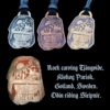 Odin Riding Sleipnir Rock Carving Pendant