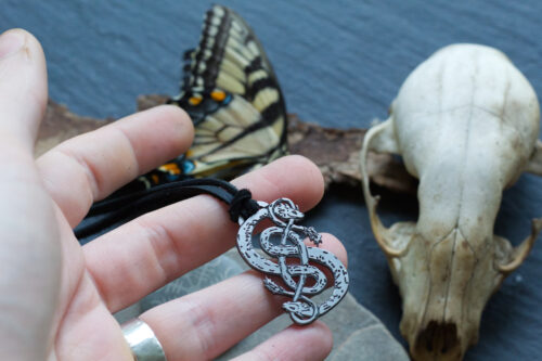 loki necklace Urnes Snakes loki necklace Urnes Snakes