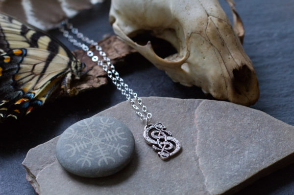 loki necklace Urnes Snakes loki necklace Urnes Snakes