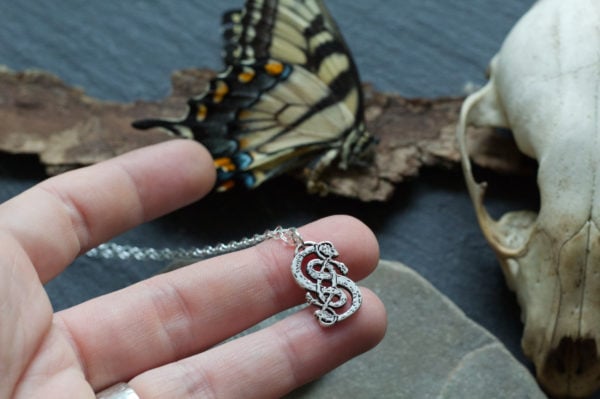 loki necklace Urnes Snakes loki necklace Urnes Snakes