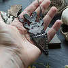Cernunnos, Oak & Tourmalinated Quartz Pendant