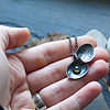 vegvisir clamshell locket pendant
