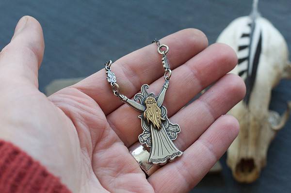 ritual fire woman pendant 4 Walpurgisnacht Fire Dance Ritual Pendant