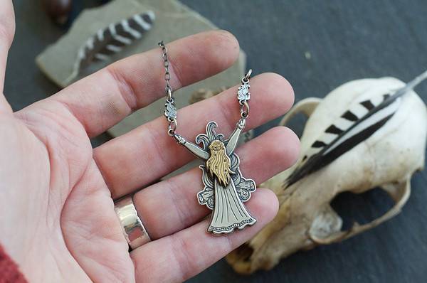 ritual fire woman pendant 5 Walpurgisnacht Fire Dance Ritual Pendant