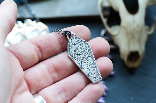 halloween coffin pendant with jack o lanterns halloween coffin pendant with jack o lanterns