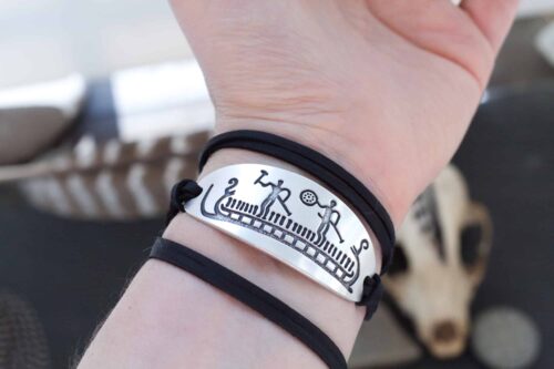 norse petroglyph bracelet 4 Tanum Rock Carving Petroglyphs Bracelet