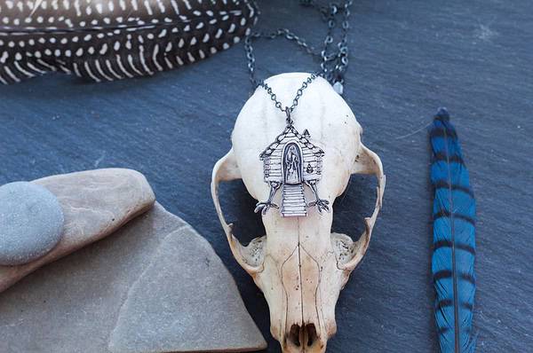 baba yagas house pendant 4 Baba Yaga's House on Chicken Legs Pendant