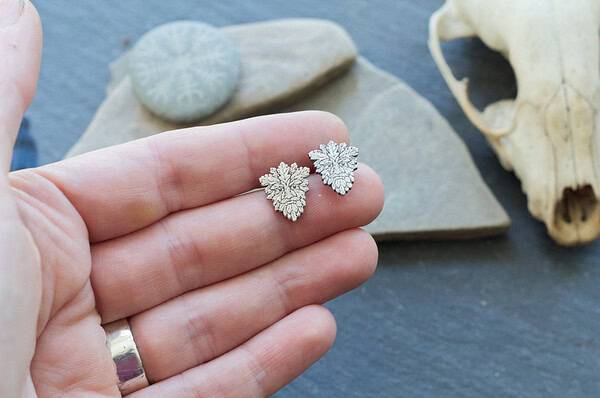 greenman earrings 3 Greenman Stud Earrings - Sterling Silver