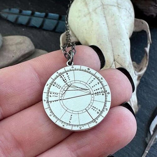 il_fullxfull.6762068052_hne0.jpg Personalized Astrology Necklace Custom Birth Chart Pendant Zodiac Sign Jewelry Unique Birthday Gift for Her Celestial Natal Chart Necklace