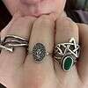 Sterling Silver Medusa Ring – Greek Mythology Oval Signet – Serpent Jewelry Snake Goddess – Pagan Witchy Ring – Handmade Occult Dark Fantasy