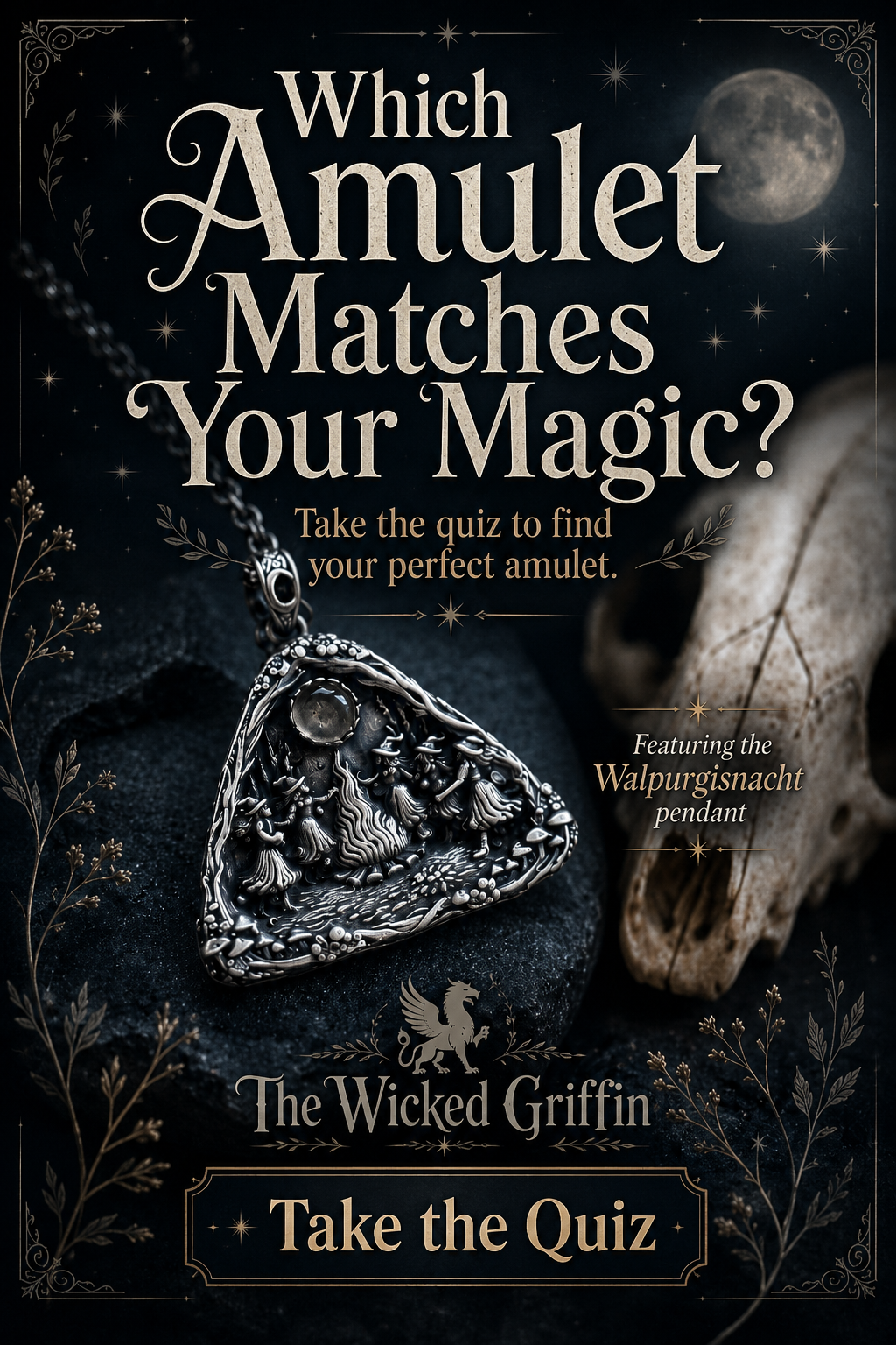 Which amulet matches your magic? Take the quiz to find your perfect amulet.