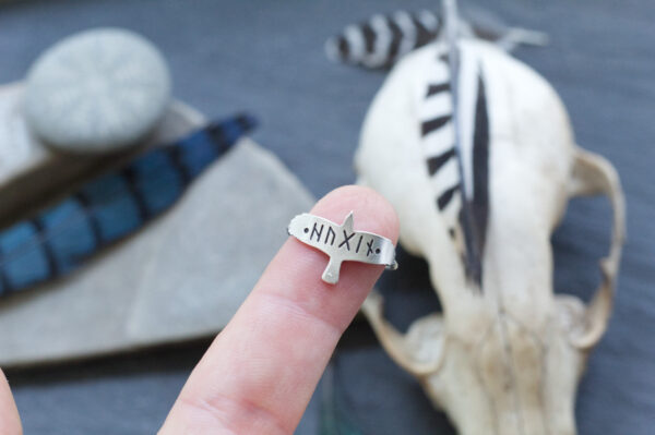 Raven Ring - Huginn and Muninn - Odin's Ravens - Viking Jewelry - Elder Futhark Runes - Norse Pagan - Copper Brass Fine Silver Raven Ring - Huginn and Muninn - Odin's Ravens - Viking Jewelry - Elder Futhark Runes - Norse Pagan - Copper Brass Fine Silver