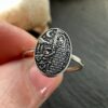 Rapunzel Fairytale Ring Sterling Silver Storybook Jewelry Princess Tower Fantasy Gift for Her Literary Jewelry Handmade Anniversary Birthday