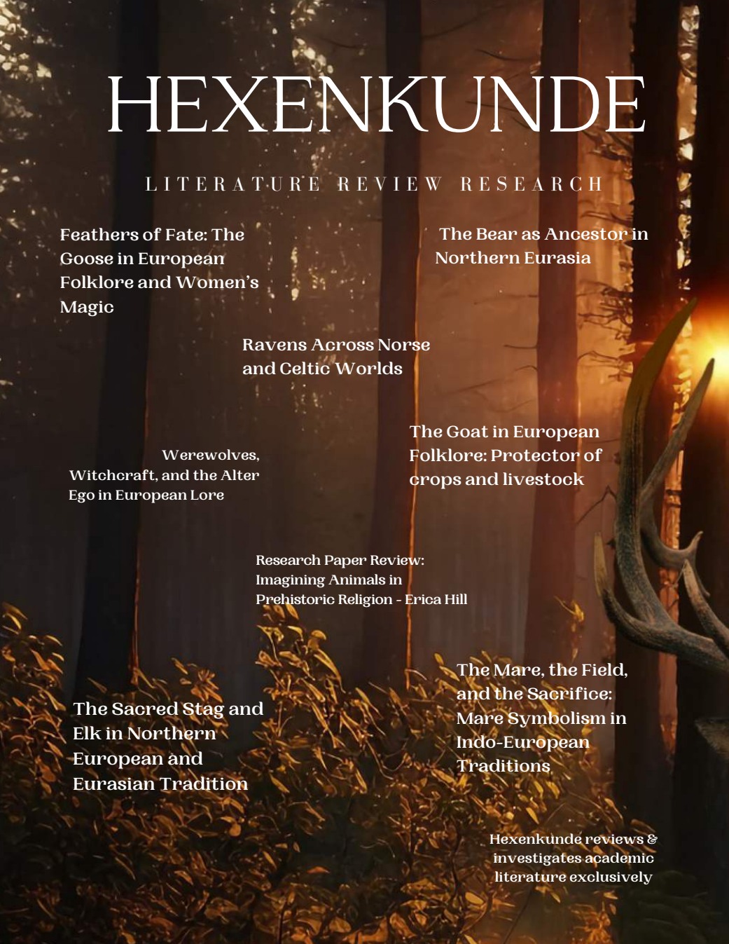 Hexenkunde Issue 3 (2025): Animals Between Worlds (PDF) - Cover