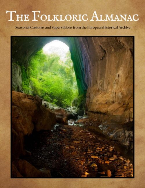 Folkloric Almanac August 2025: The Witches of Zugarramurdi (PDF) - Cover Folkloric Almanac August 2025: The Witches of Zugarramurdi (PDF) - Cover