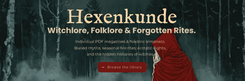 Hexenkunde: individual PDF magazines and folkloric almanacs. Browse the library.