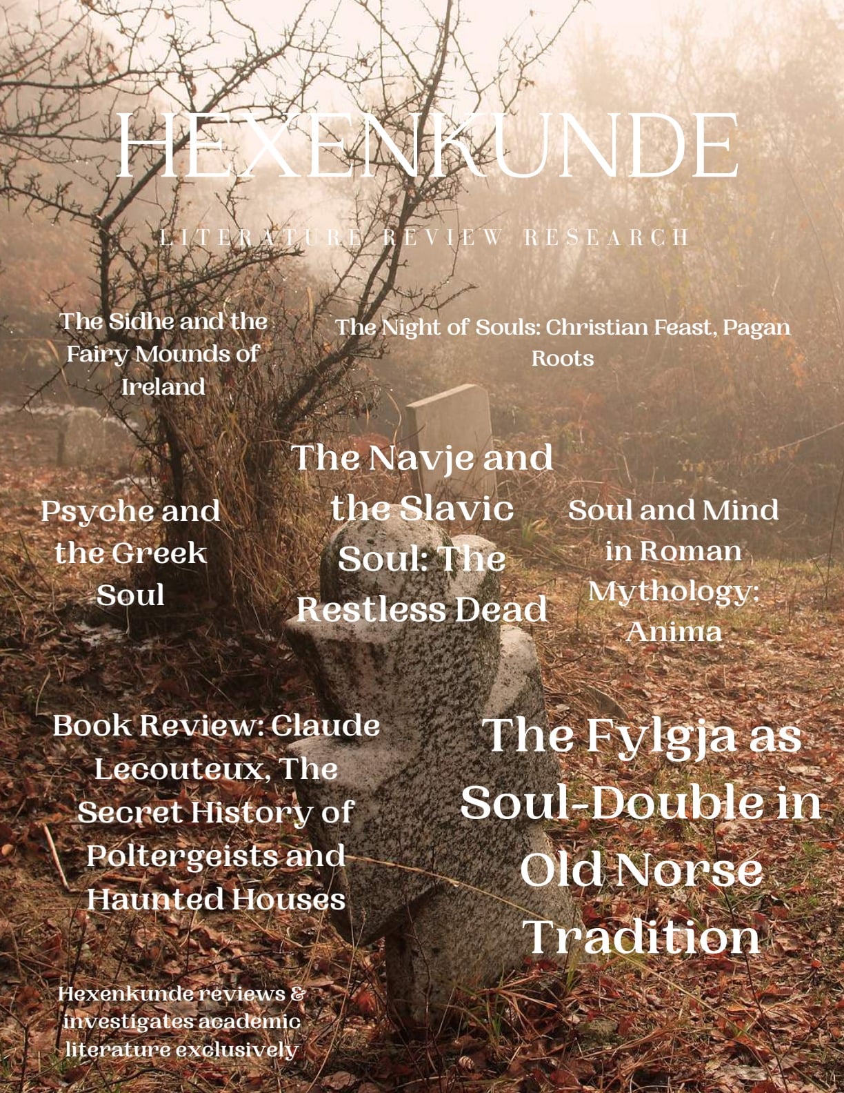 Hexenkunde October 2025: Souls, Spirits & the Restless Dead (PDF) - Cover
