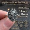 Sterling Silver Alice in Wonderland Ring, Storybook Alice Falls Down the Rabbit Hole, Handmade Fantasy Ring, Literary Folklore Jewelry