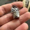 Sterling silver mandrake pendant from The Wicked Griffin