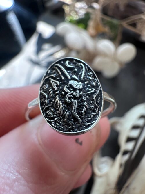 Sterling Silver Krampus Ring