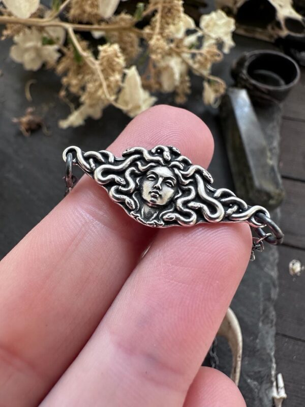 Sterling Silver Medusa Necklace