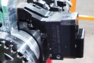 High-precision industrial machinery with Titan Speed Engineering branding, showcasing advanced automation equipment and engineering technology solutions.