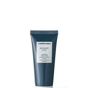 Nourishing Renight Mask in a sleek tube, ideal for revitalising skin overnight. Perfect for deep hyd.