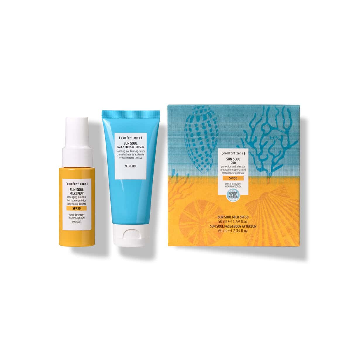 Sun Soul Travel Kit for sun protection and skincare.