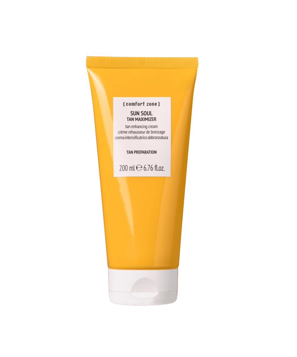 Sun Soul Tan Maximizer for enhanced tanning and skin hydration.