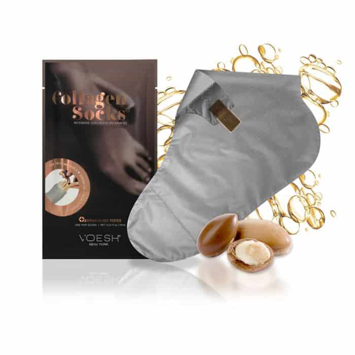 Voesh Collagen Socks for skin hydration and rejuvenation at Tonic Day Spa.