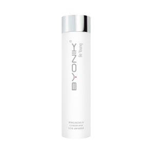 E-VONIK Cleansing Milk bottle for skincare, gentle facial cleanser.