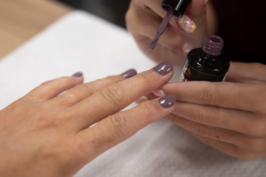 Photo of a beautiful Express gel nails treatment here at Tonic Day Spa