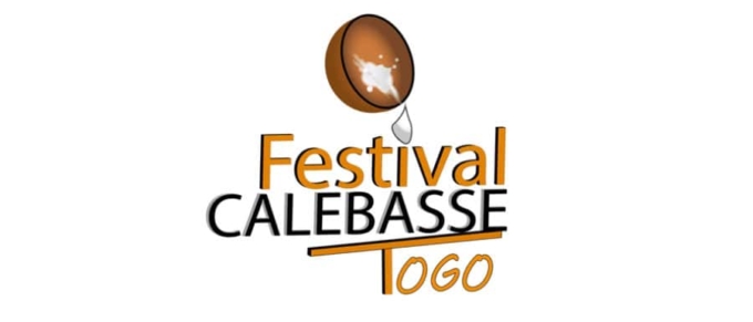 Logo du Festival Calebasse Togo avec une calebasse et une carte du Togo.
