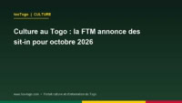 Musiciens et artistes de la Fédération Togolaise de Musique réunis à Lomé