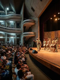 Soirée de contes et rythmes traditionnels togolais au Palais des congrès de Lomé