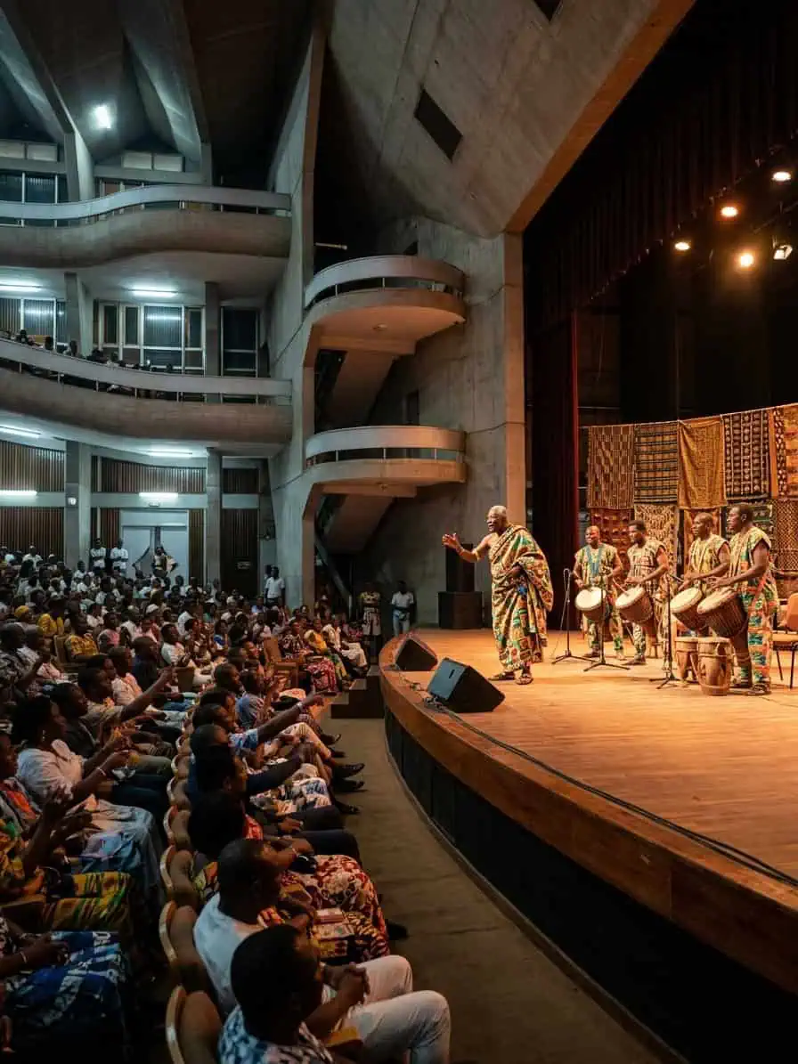 Soirée de contes et rythmes traditionnels togolais au Palais des congrès de Lomé