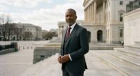 Portrait éditorial d'Abdoul Aziz Goma à Washington pour l'événement Freedom Now