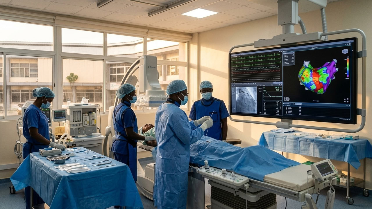 Plateau technique de cardiologie interventionnelle au CHU Campus de Lomé