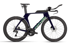 High-performance Cervélo electric road bike designed for triathlon training and racing, featuring aerodynamic frame, lightweight components, and advanced battery technology.