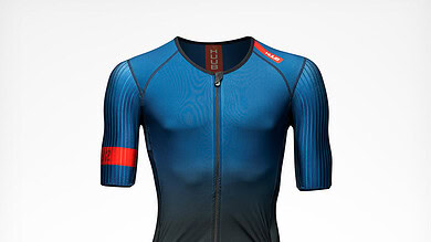 High-performance triathlon suit designed for optimal comfort and aerodynamics during training and race events.